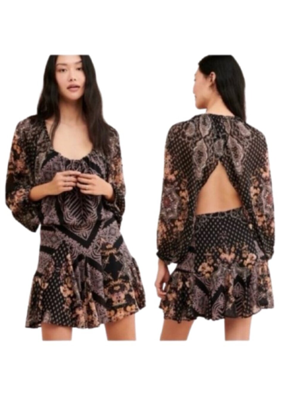 Free People Seven Wonders Mini Dress